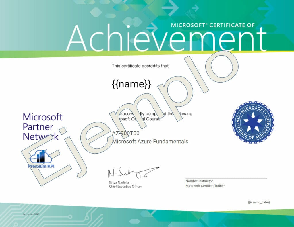 Certificado AZ-900 Microsoft