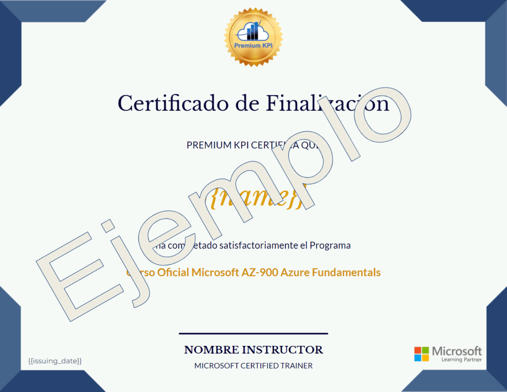 Certificado AZ-900 PKPI