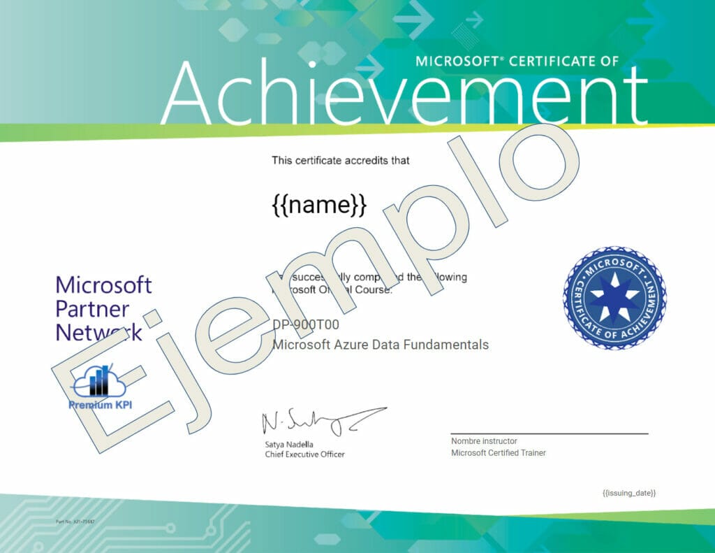 Certificado DP-900 Microsoft