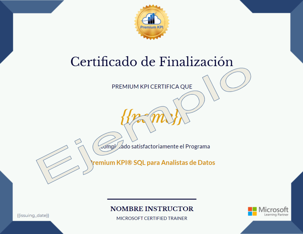 Certificado SQL PKPI